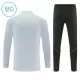 Conjunto de Moletom de Treino Barcelona Criança Quarto-Zíper 2026-27 Branca
