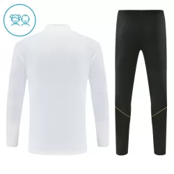 Conjunto de Moletom de Treino Barcelona Criança Quarto-Zíper 2026-27 Branca