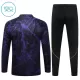 Conjunto de Moletom de Treino Barcelona Criança Quarto-Zíper 2026-27 Preta