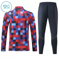 Conjunto de Moletom de Treino Barcelona Criança Quarto-Zíper 2026-27 Vermelha