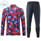 Conjunto de Moletom de Treino Barcelona Criança Quarto-Zíper 2026-27 Vermelha