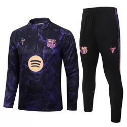 Conjunto de Moletom de Treino Barcelona Homem Quarto-Zíper 2026-27 Preta Conjunto de Moletom de Treino Barcelona Homem Quarto-Zíper 2026-27 Preta