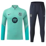 Conjunto de Moletom de Treino Barcelona Homem Quarto-Zíper 2026-27 Verde