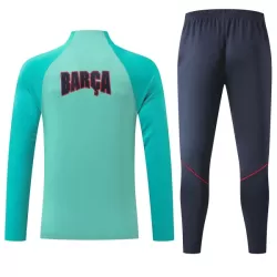 Conjunto de Moletom de Treino Barcelona Homem Quarto-Zíper 2026-27 Verde