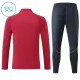Conjunto de Moletom de Treino FC Barcelona Criança Quarto-Zíper 2026-27 Vermelha