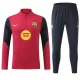 Conjunto de Moletom de Treino FC Barcelona Homem Quarto-Zíper 2026-27 Vermelha