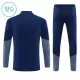 Conjunto de Moletom de Treino FC Bayern de Munique Criança Quarto-Zíper 2026-27 Azul
