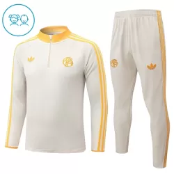 Conjunto de Moletom de Treino FC Bayern de Munique Criança Quarto-Zíper 2026-27 Branca Conjunto de Moletom de Treino FC Bayern de Munique Criança Quarto-Zíper 2026-27 Branca