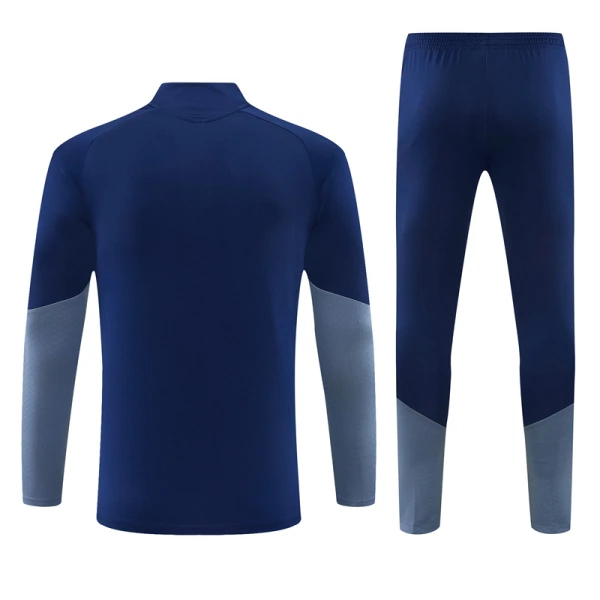 Conjunto de Moletom de Treino FC Bayern de Munique Homem Quarto-Zíper 2026-27 Azul