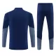 Conjunto de Moletom de Treino FC Bayern de Munique Homem Quarto-Zíper 2026-27 Azul