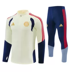Conjunto de Moletom de Treino FC Bayern de Munique Homem Quarto-Zíper 2026-27 Branca Conjunto de Moletom de Treino FC Bayern de Munique Homem Quarto-Zíper 2026-27 Branca