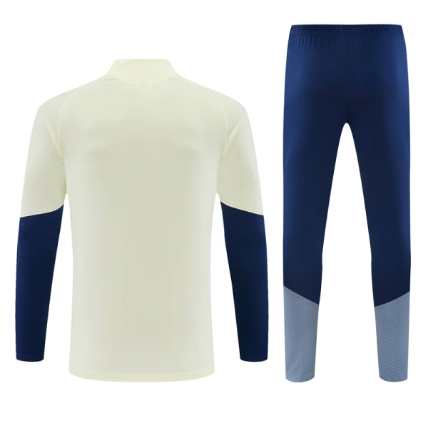 Conjunto de Moletom de Treino FC Bayern de Munique Homem Quarto-Zíper 2026-27 Branca