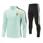 Conjunto de Moletom de Treino França Homem Quarto-Zíper 2026-27 Branca