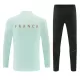 Conjunto de Moletom de Treino França Homem Quarto-Zíper 2026-27 Branca