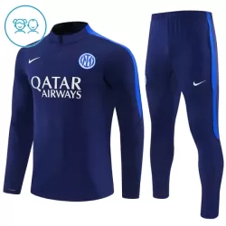 Conjunto de Moletom de Treino Inter Milan Criança Quarto-Zíper 2026-27 Azul Conjunto de Moletom de Treino Inter Milan Criança Quarto-Zíper 2026-27 Azul