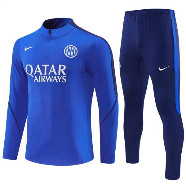 Conjunto de Moletom de Treino Inter Milan Homem Quarto-Zíper 2026-27 Azul Conjunto de Moletom de Treino Inter Milan Homem Quarto-Zíper 2026-27 Azul