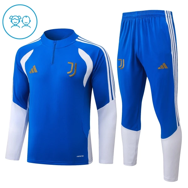 Conjunto de Moletom de Treino Juventus Criança Quarto-Zíper 2026-27 Azul Conjunto de Moletom de Treino Juventus Criança Quarto-Zíper 2026-27 Azul