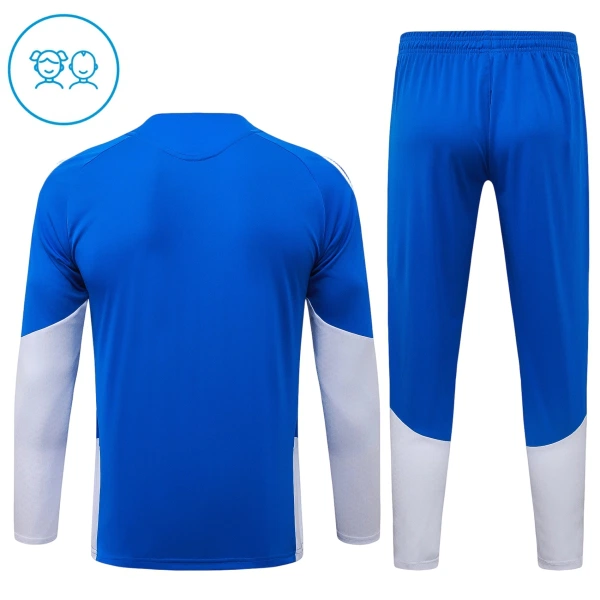 Conjunto de Moletom de Treino Juventus Criança Quarto-Zíper 2026-27 Azul