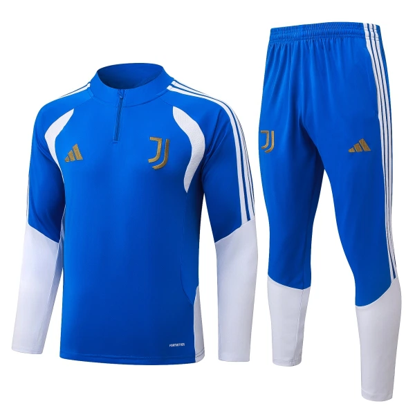 Conjunto de Moletom de Treino Juventus Homem Quarto-Zíper 2026-27 Azul