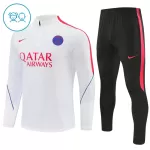 Conjunto de Moletom de Treino Paris Saint-Germain Criança Quarto-Zíper 2026-27 Branca