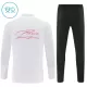 Conjunto de Moletom de Treino Paris Saint-Germain Criança Quarto-Zíper 2026-27 Branca