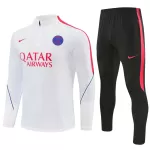 Conjunto de Moletom de Treino Paris Saint-Germain Homem Quarto-Zíper 2026-27 Branca