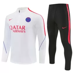 Conjunto de Moletom de Treino Paris Saint-Germain Homem Quarto-Zíper 2026-27 Branca