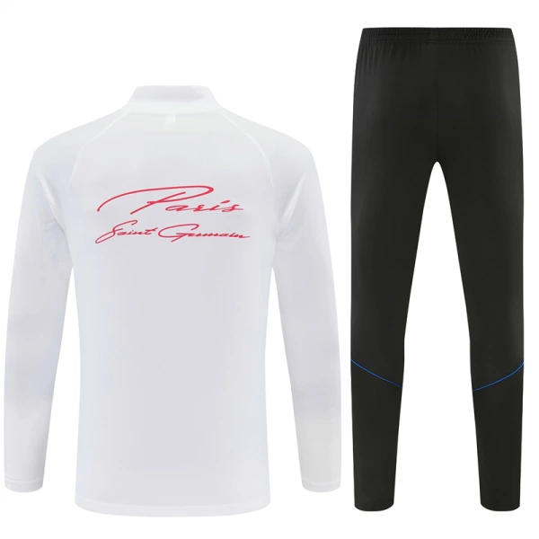 Conjunto de Moletom de Treino Paris Saint-Germain Homem Quarto-Zíper 2026-27 Branca