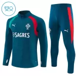 Conjunto de Moletom de Treino Portugal Criança Quarto-Zíper 2026-27 Azul