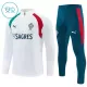 Conjunto de Moletom de Treino Portugal Criança Quarto-Zíper 2026-27 Branca