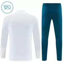 Conjunto de Moletom de Treino Portugal Criança Quarto-Zíper 2026-27 Branca