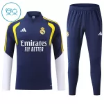 Conjunto de Moletom de Treino Real Madrid Criança Quarto-Zíper 2026-27 Azul