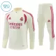 Conjunto de Moletom de Treino Real Madrid Criança Quarto-Zíper 2026-27 Branca
