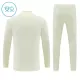 Conjunto de Moletom de Treino Real Madrid Criança Quarto-Zíper 2026-27 Branca