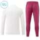Conjunto de Moletom de Treino Real Madrid Criança Quarto-Zíper 2026-27 Branca