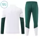 Conjunto de Moletom de Treino Real Madrid Criança Quarto-Zíper 2026-27 Branca
