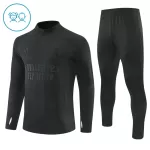 Conjunto de Moletom de Treino Real Madrid Criança Quarto-Zíper 2026-27 Preta