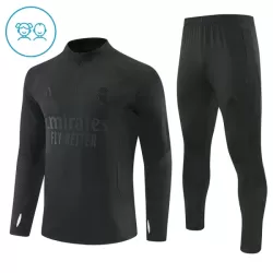 Conjunto de Moletom de Treino Real Madrid Criança Quarto-Zíper 2026-27 Preta Conjunto de Moletom de Treino Real Madrid Criança Quarto-Zíper 2026-27 Preta
