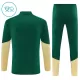 Conjunto de Moletom de Treino Real Madrid Criança Quarto-Zíper 2026-27 Verde