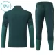 Conjunto de Moletom de Treino Real Madrid Criança Quarto-Zíper 2026-27 Verde