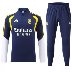 Conjunto de Moletom de Treino Real Madrid Homem Quarto-Zíper 2026-27 Azul Conjunto de Moletom de Treino Real Madrid Homem Quarto-Zíper 2026-27 Azul