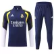 Conjunto de Moletom de Treino Real Madrid Homem Quarto-Zíper 2026-27 Azul Conjunto de Moletom de Treino Real Madrid Homem Quarto-Zíper 2026-27 Azul