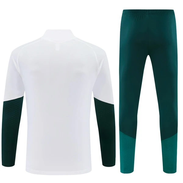 Conjunto de Moletom de Treino Real Madrid Homem Quarto-Zíper 2026-27 Branca