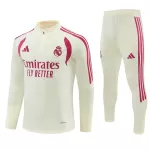 Conjunto de Moletom de Treino Real Madrid Homem Quarto-Zíper 2026-27 Branca
