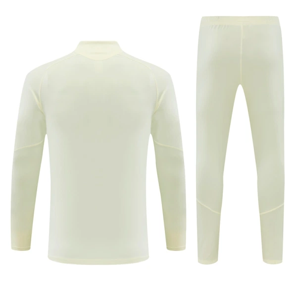 Conjunto de Moletom de Treino Real Madrid Homem Quarto-Zíper 2026-27 Branca
