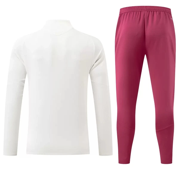 Conjunto de Moletom de Treino Real Madrid Homem Quarto-Zíper 2026-27 Branca