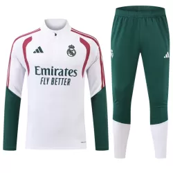 Conjunto de Moletom de Treino Real Madrid Homem Quarto-Zíper 2026-27 Branca Conjunto de Moletom de Treino Real Madrid Homem Quarto-Zíper 2026-27 Branca