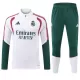 Conjunto de Moletom de Treino Real Madrid Homem Quarto-Zíper 2026-27 Branca Conjunto de Moletom de Treino Real Madrid Homem Quarto-Zíper 2026-27 Branca