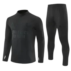 Conjunto de Moletom de Treino Real Madrid Homem Quarto-Zíper 2026-27 Preta