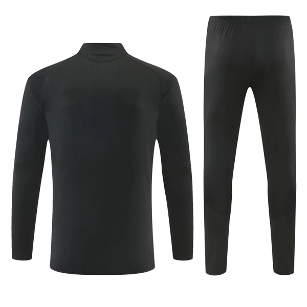 Conjunto de Moletom de Treino Real Madrid Homem Quarto-Zíper 2026-27 Preta